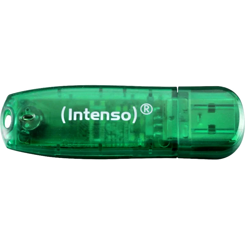 OEM Intenso Rainbow Line 8GB USB 2.0 Stick Πράσινο