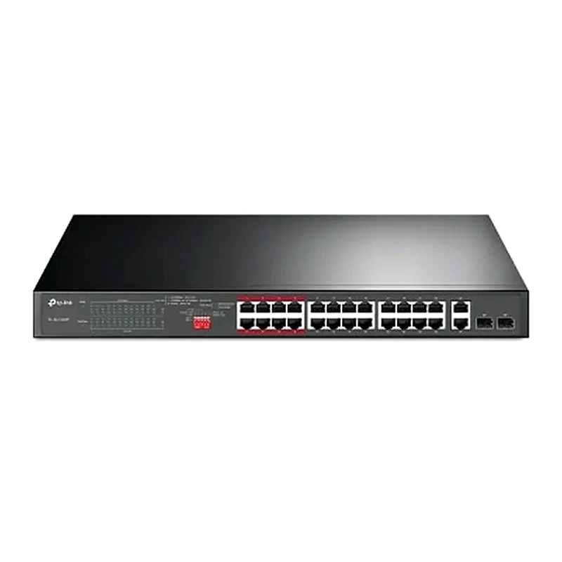 TP-LINK TP-Link TL-SL1226P Network Switch Unmanaged Gigabit Ethernet (1000 Mbps) PoE Support 1U