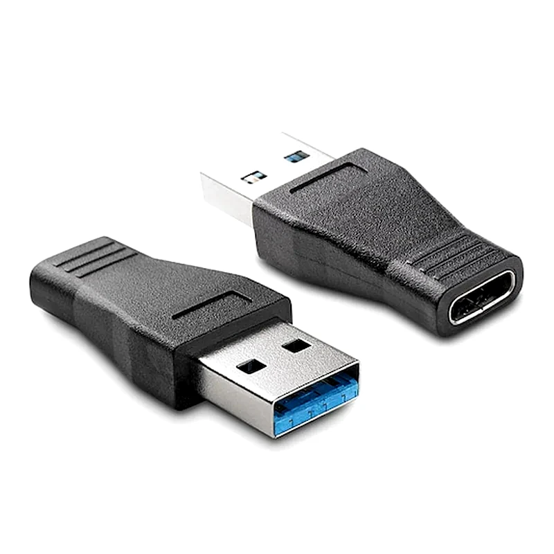 POWERTECH Αντάπτορας Powertech USB-A Male σε USB-C Female Μαύρο