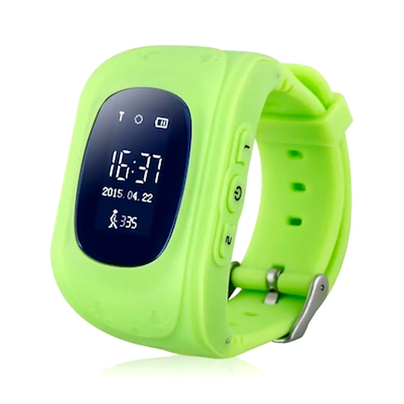 INTIME Intime Gps Παιδικό Ρολόι Χειρός It-025, Sos, Βηματομετρητής, Πράσινο