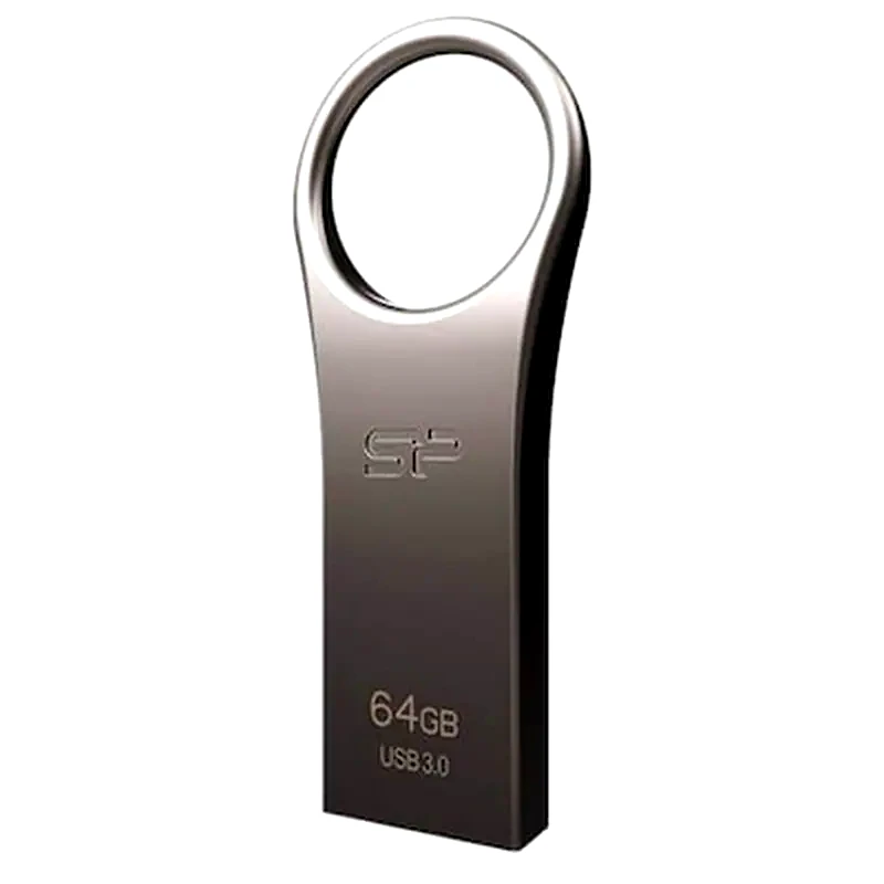 SILICON POWER Silicon Power Jewel J80 64GB USB 3.0 Stick Ασημί