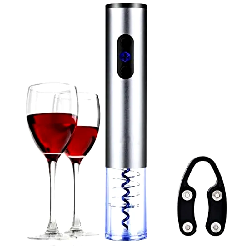 OEM Ανοιχτήρι Ηλεκτρικό Ατσάλι 24cm - Ασημί