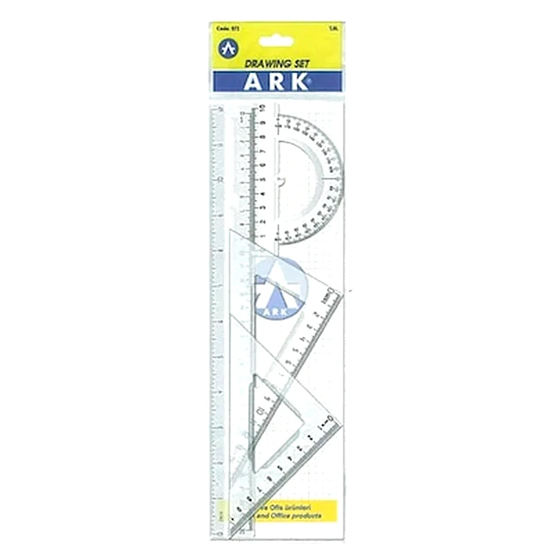 ARK Σετ Όργανα Γεωμετρίας Ark 30 cm (4 Τεμάχια)