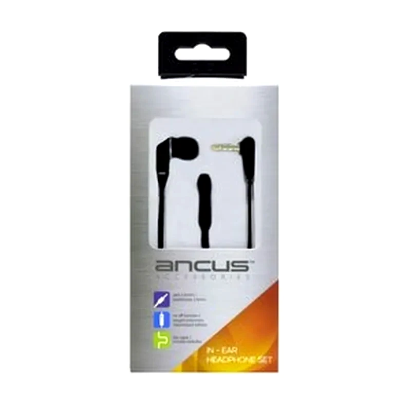 ANCUS Ακουστικά Handsfree Ancus Loop 3.5mm Jack Mono 3.5mm Jack - Μαύρο