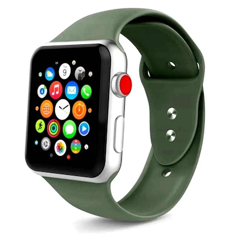 TECH-PROTECT Λουράκι Tech-Protect Smoothband για Apple Watch 42/44/45mm - Πράσινο