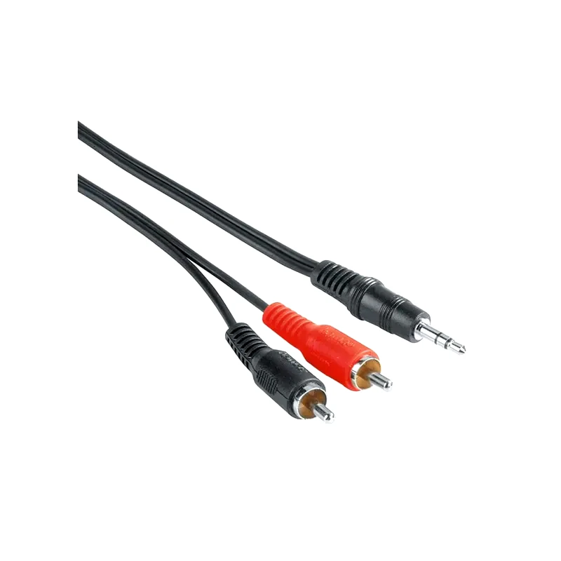 HAMA Καλώδιο Ήχου Hama 205106 RCA male σε 3.5mm Jack male - 2m