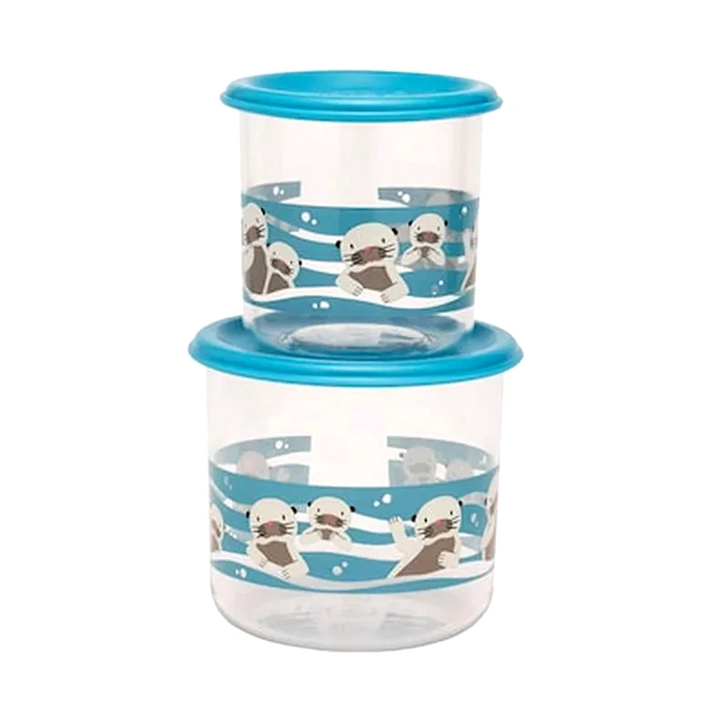 SUGARBOOGER Baby Otter Snack Container Large(2 Pcs)