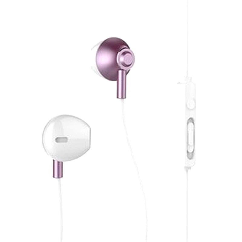 REMAX Ακουστικά Handsfree Remax RM-711 3.5mm Jack - Ροζ- Χρυσό