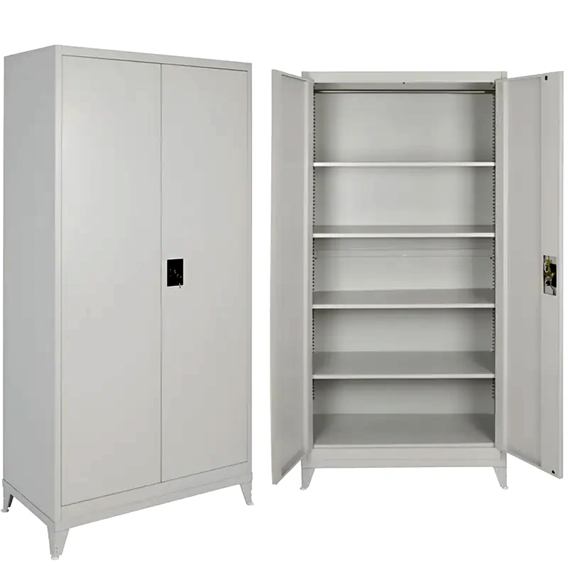 STEELEN Ντουλάπα Steelen Δίφυλλη Μεταλλική 70x40x181 cm - Γκρι