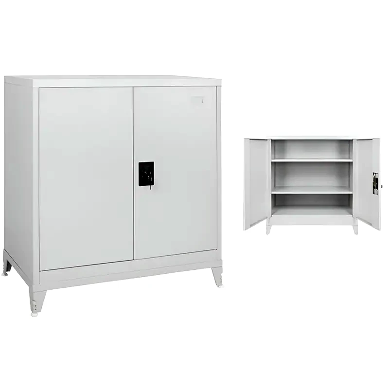 STEELEN Ντουλάπα Steelen Δίφυλλη Μεταλλική 70x40x101cm - Γκρι