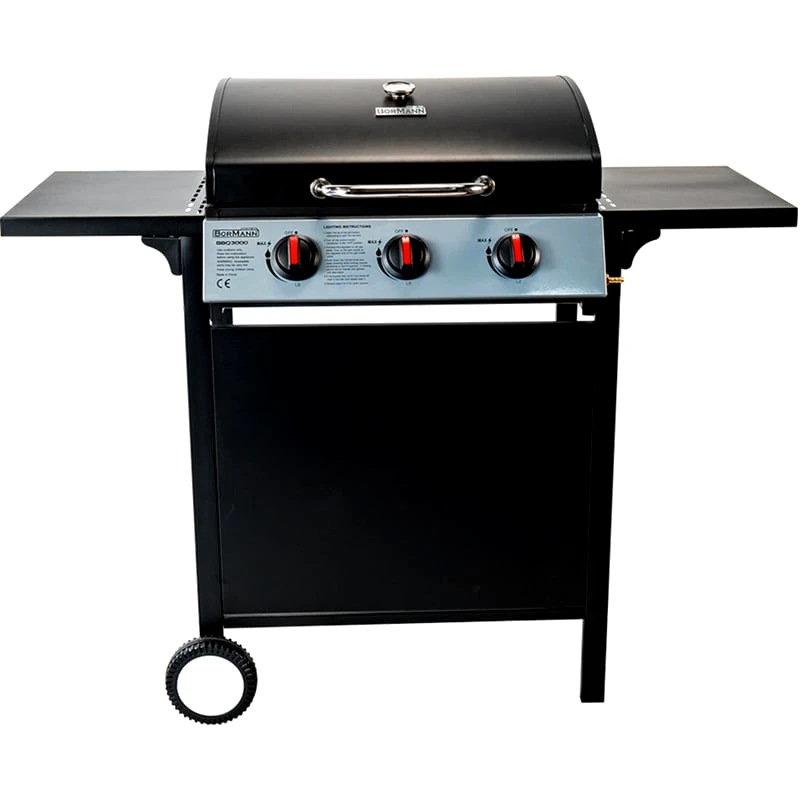 BORMANN BORMANN BBQ3000 με 3 Εστίες 3.6kW Ψησταριά Υγραερίου