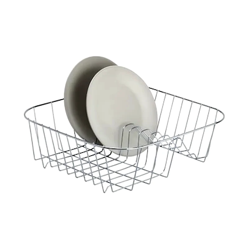 TEKNO-TEL Tekno-tel Πιατοθήκη Γούρνας 37x31x12cm Με 10 Θέσεις Πιάτων Επινικελωμένο Ατσάλι (nickel)