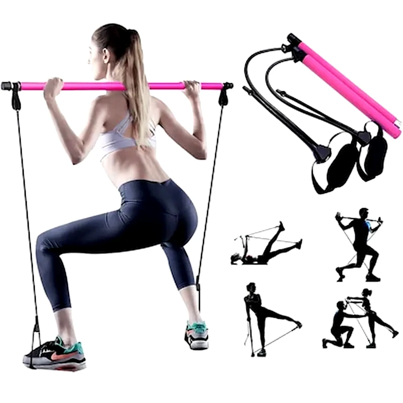 OEM Όργανο Γυμναστικής για Ασκήσεις Πιλάτες Portable Pilates Studio - Ροζ