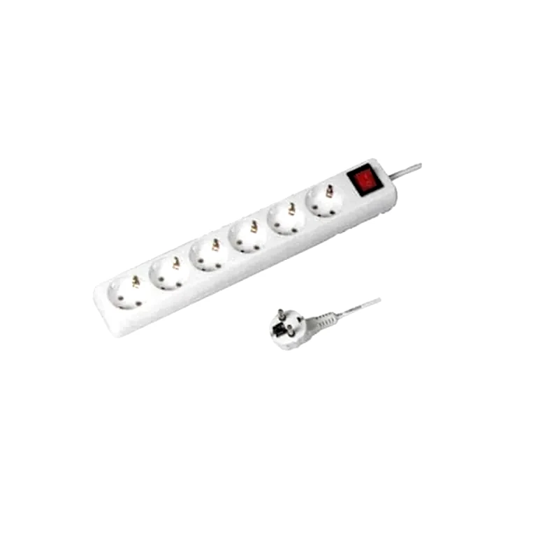ΟΕΜ Πολύπριζο Oem St-ngb06s 6 Θέσεων 1.5m - Λευκό