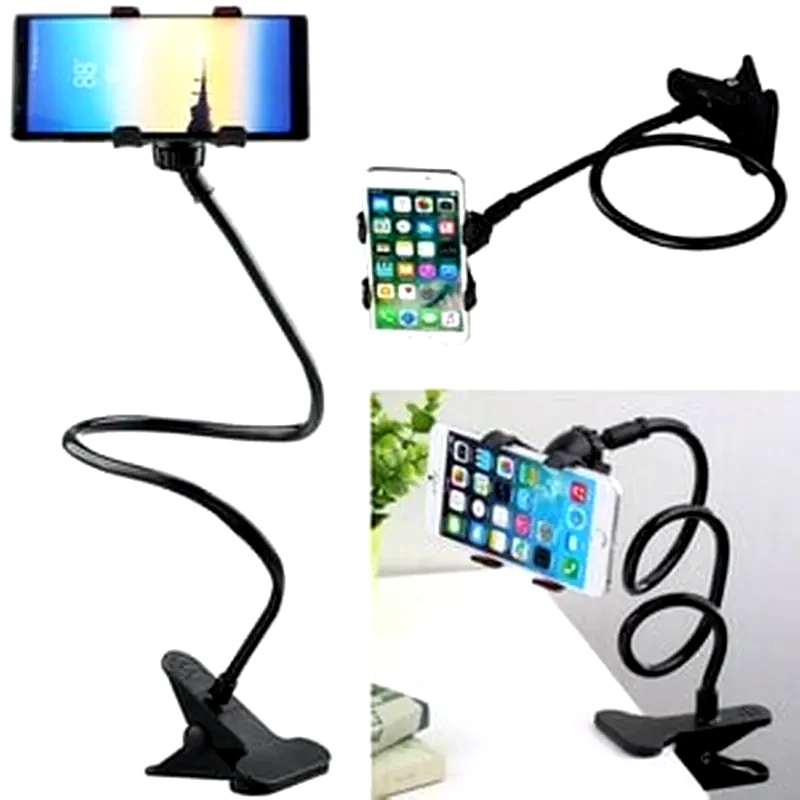 OEM Βάση Στήριξης Επιτραπέζια Oem Με Κλίπ Και Εύκαμπτο Βραχίονα - Μαύρο