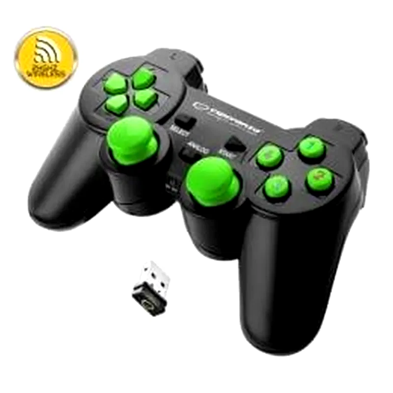 ESPERANZA Esperanza Gladiator Egg108g Gamepad Ασύρματο για PC PS3 με Δόνηση Μαύρο