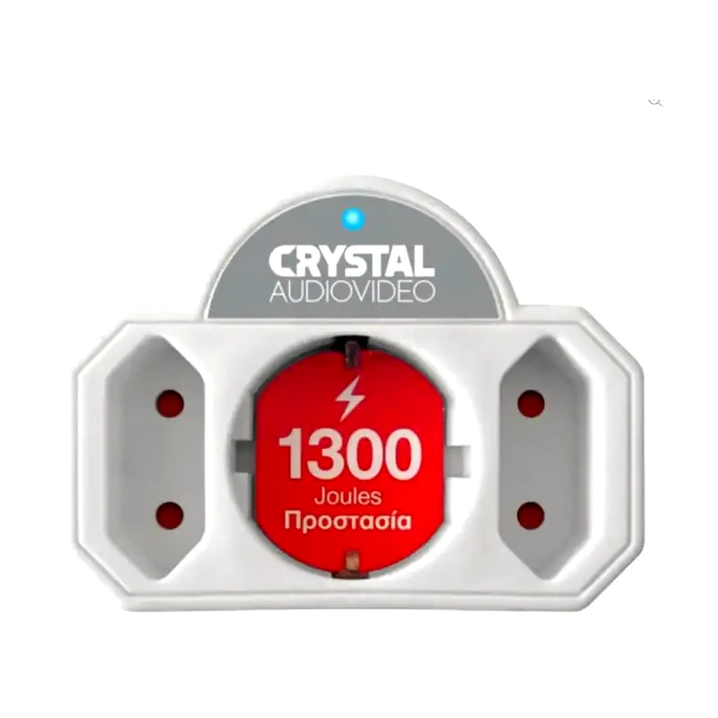CRYSTAL AUDIO Ταφ Ασφαλείας Crystal Audio CP21 3 Θέσεων - Λευκό