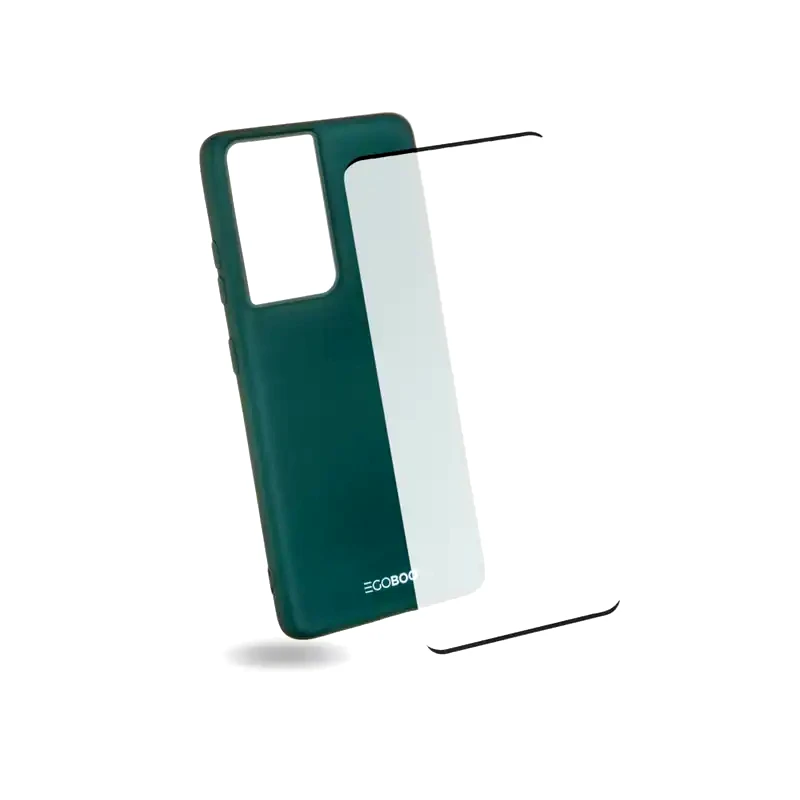 EGOBOO Θήκη Προστασία οθόνης Samsung Galaxy S21 Ultra - Egoboo Back Cover Case - Ruby Green