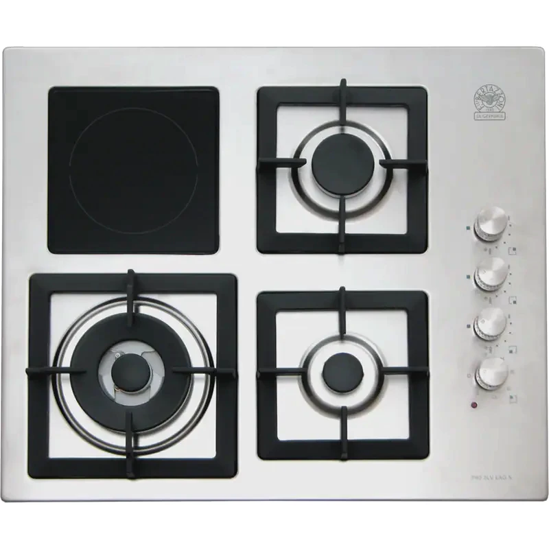 LA GERMANIA LA GERMANIA P633LVLAGX(GPL) 60 cm Inox Εστία Μεικτή Φυσικού Αερίου Αυτόνομη
