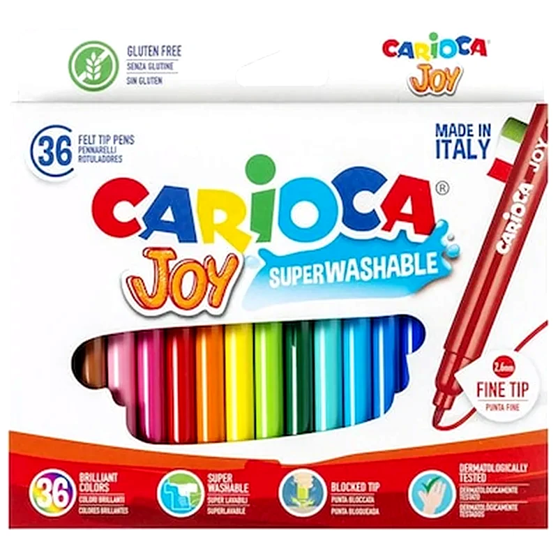 CARIOCA Μαρκαδόροι Carioca Λεπτοί 40616 36 Τεμάχια