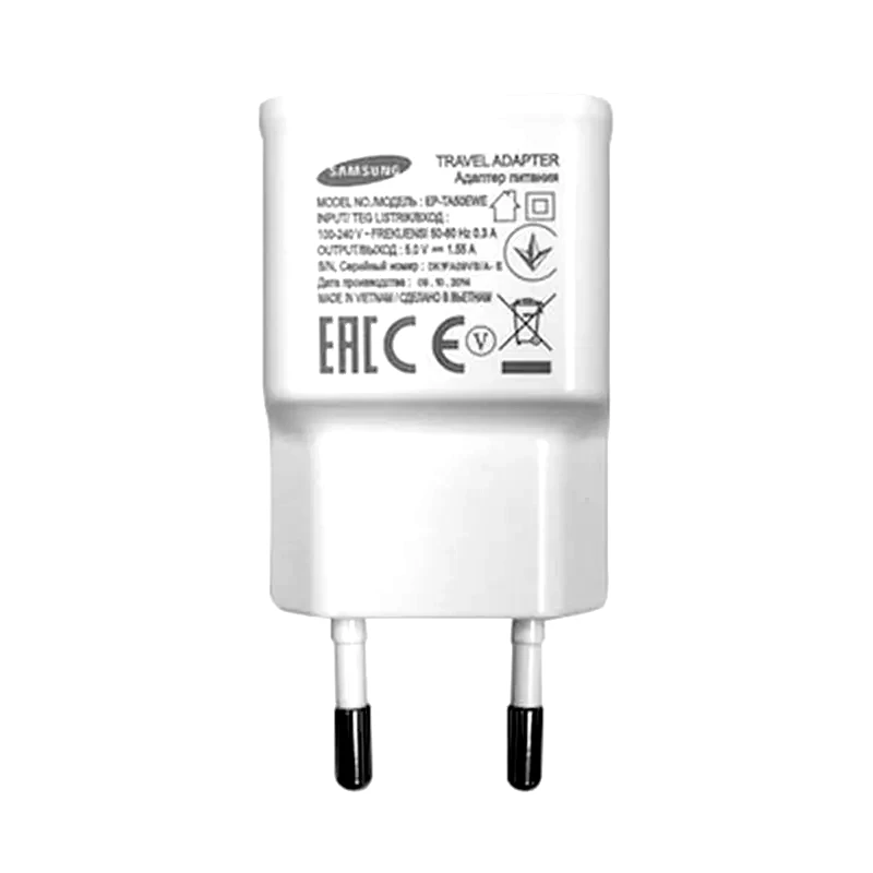 SAMSUNG Φορτιστής Πρίζας Samsung Ep-ta50ewe 1.55Α Bulk - White