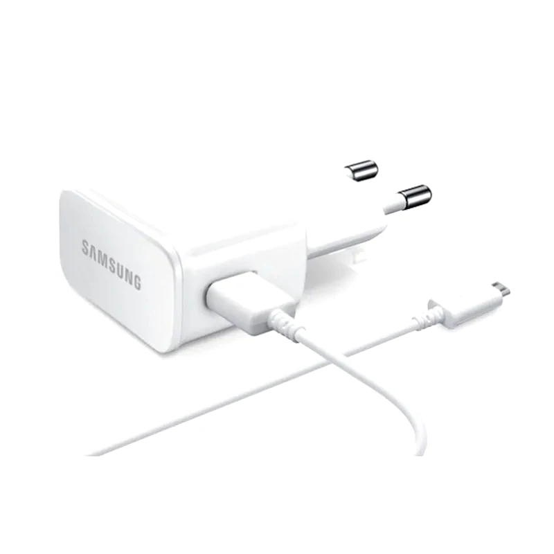 SAMSUNG Σετ Φόρτισης Samsung Etau90ewe 2A with cable MicroUsb 1m Bulk - White