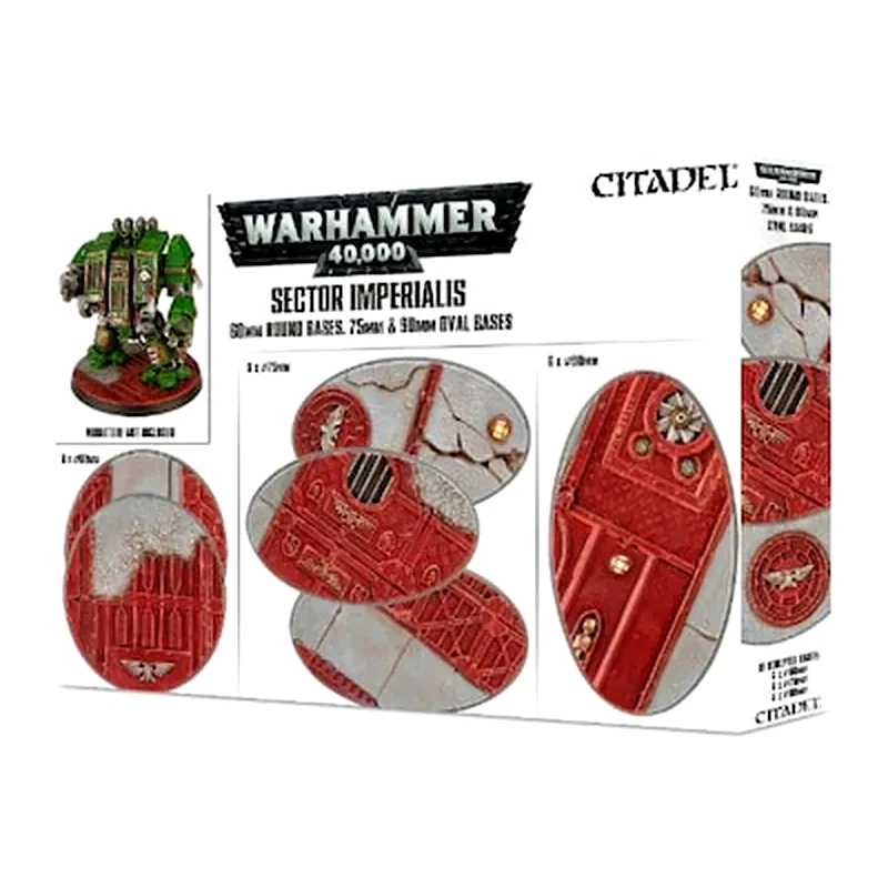 GAMES WORKSHOP Sector Imperialis 60mm Round, 75mm And 90mm Oval Bases Επιτραπέζιο (Games Workshop)