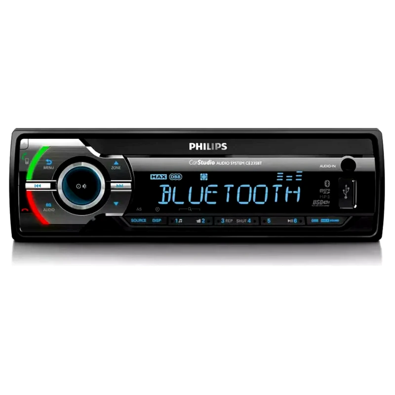 PHILIPS Philips CE235BT/GRS Ηχοσύστημα Αυτοκινήτου Universal 1DIN - Μαύρο