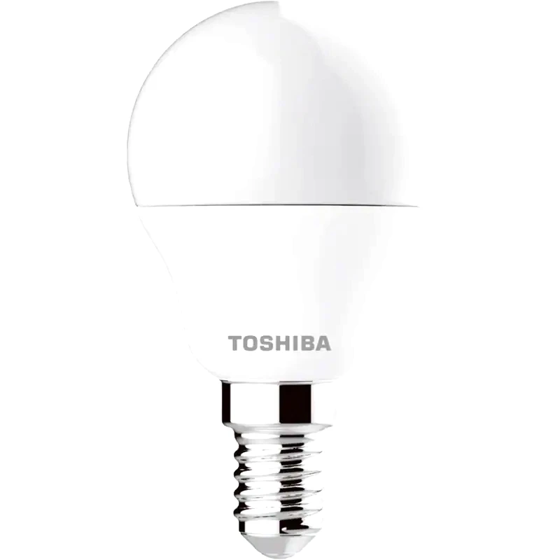 Λάμπα LED Toshiba G45 E14 5W 3000K - Θερμό Λευκό φωτογραφία