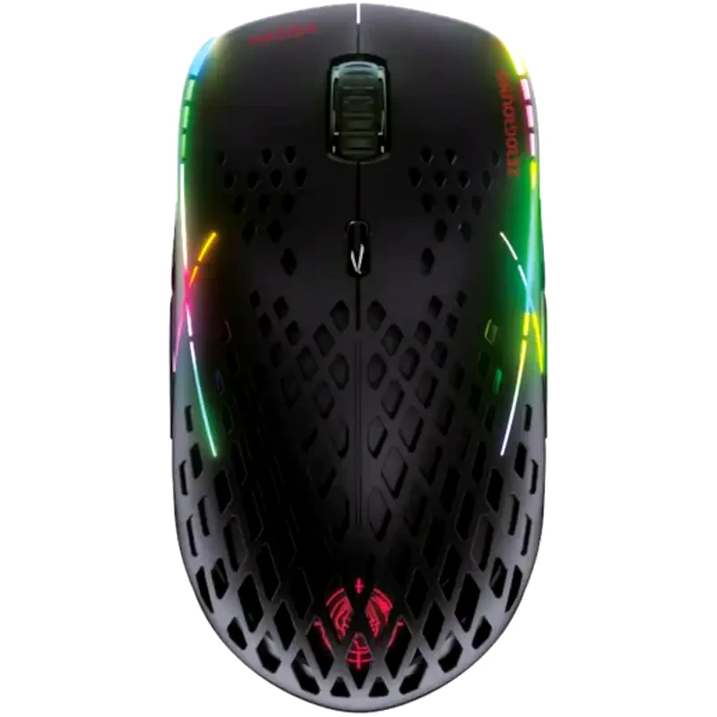 ZEROGROUND Zeroground MS-4200WG Hasiba v3.0 Ασύρματο RGB Gaming Ποντίκι 10000 DPI Μαύρο