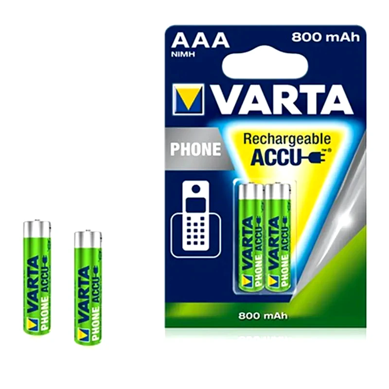 VARTA Επαναφορτιζόμενες Μπαταρίες Varta AAA NiMH 800mAh 1.2 V 2 τεμάχια