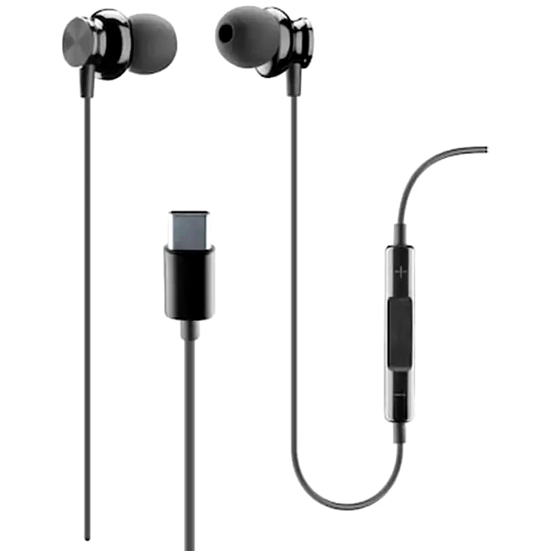 Ακουστικά Cellular Line Sparrow USB-C - Μαύρο φωτογραφία