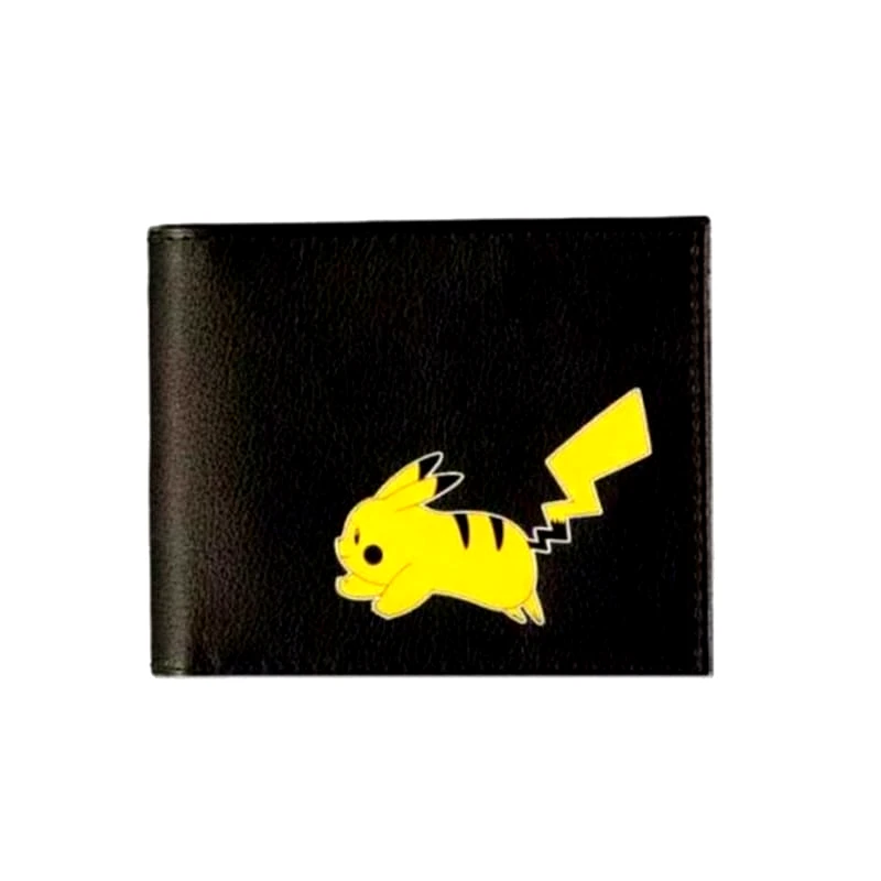 DIFUZED Difuzed Πορτοφόλι Pikachu από Πολυουρεθάνη Πολυεστέρα Bifold - Μαύρο