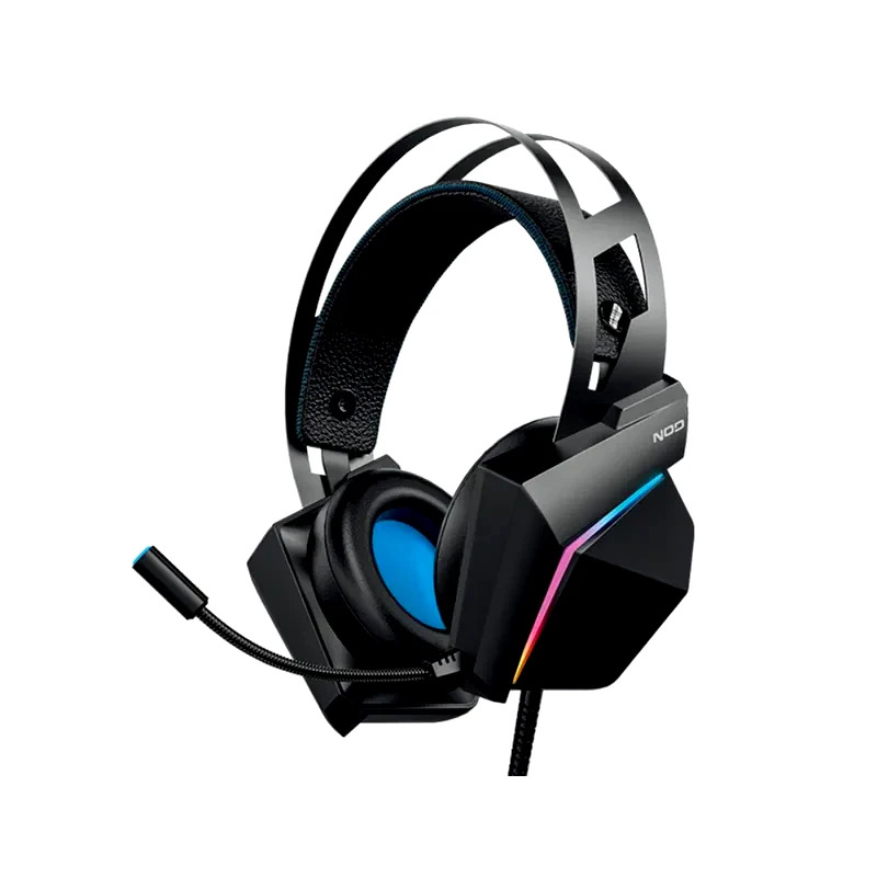 NOD Ακουστικά Headset Nod Chaos RGB με Μικρόφωνο - Μαύρο