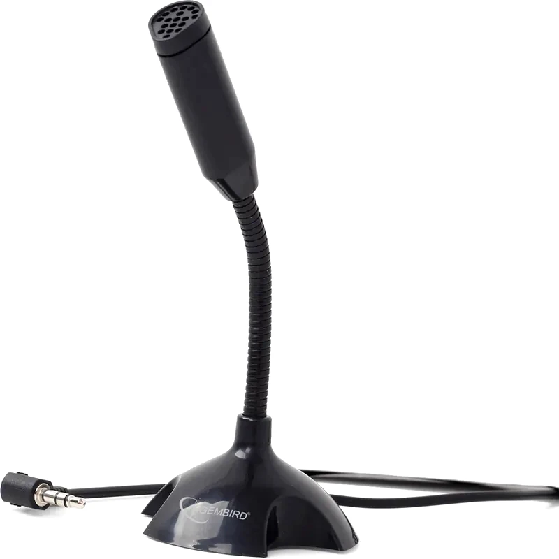GEMBRID Μικρόφωνο Γραφείου Gembrid MIC-D-02 - Μαύρο