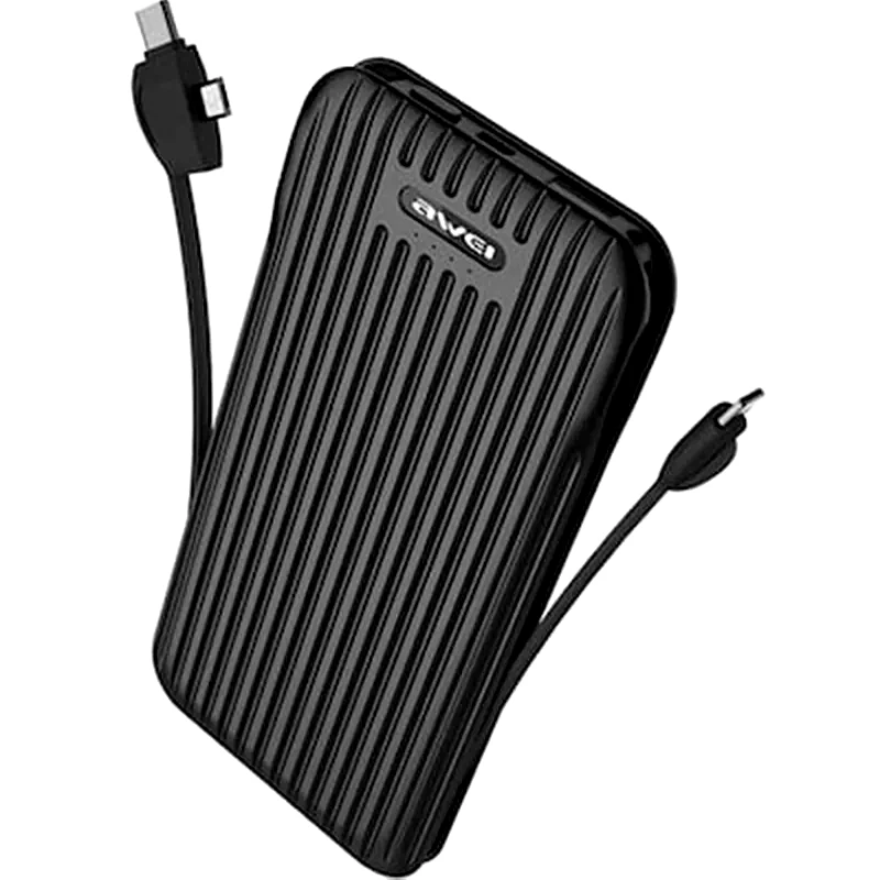 AWEI Powerbank Awei P80K 10.000mAh - Μαύρο