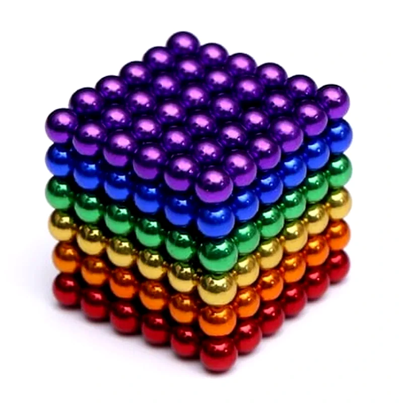 OEM 3D Πολύχρωμος Μαγνητικός Κύβος Παζλ Cyber Cube