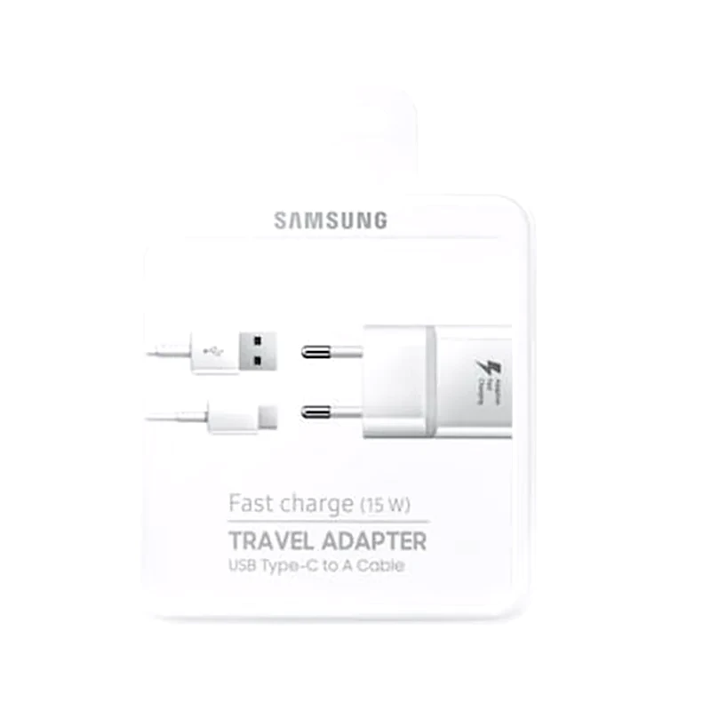 SAMSUNG Σετ Φόρτισης Samsung Fast 2A 15W with cable Usb-C - White