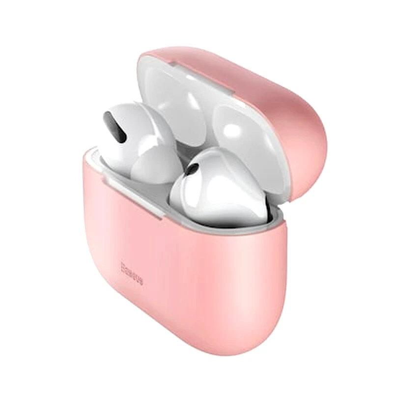 Θήκη Ακουστικών Baseus Silica Gel Protector για Apple AirPods Pro - Ροζ
