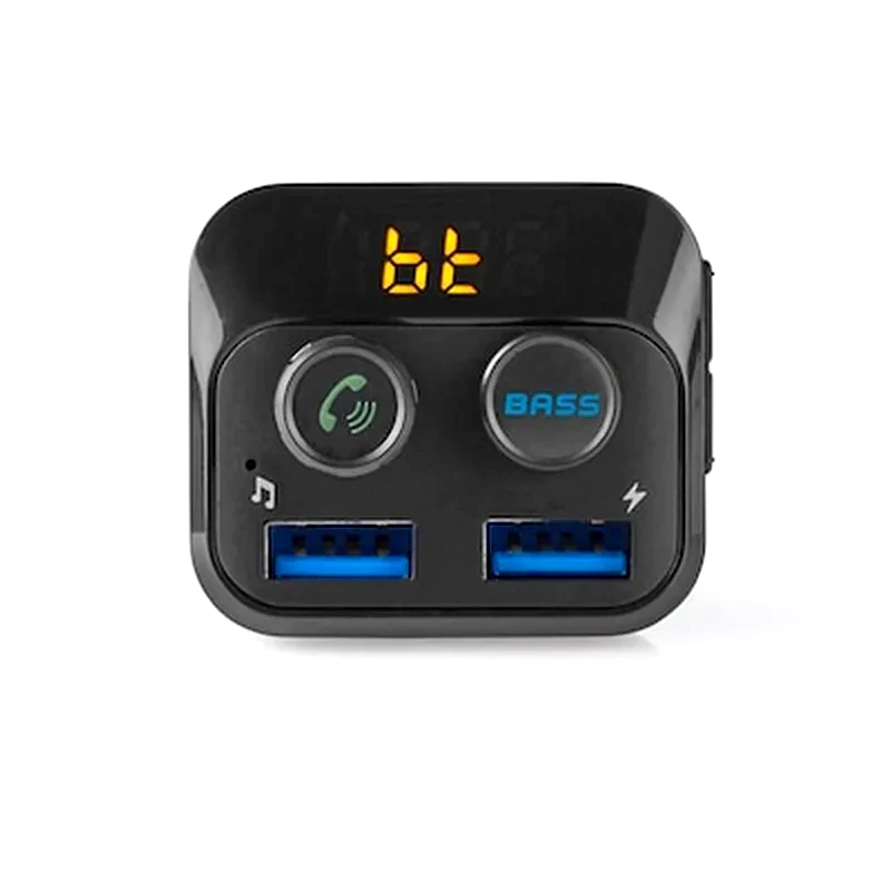 NEDIS Nedis Catr120bk Car Fm Transmitter Bluetooth Bass Boost Microsd Card Slot Hands-