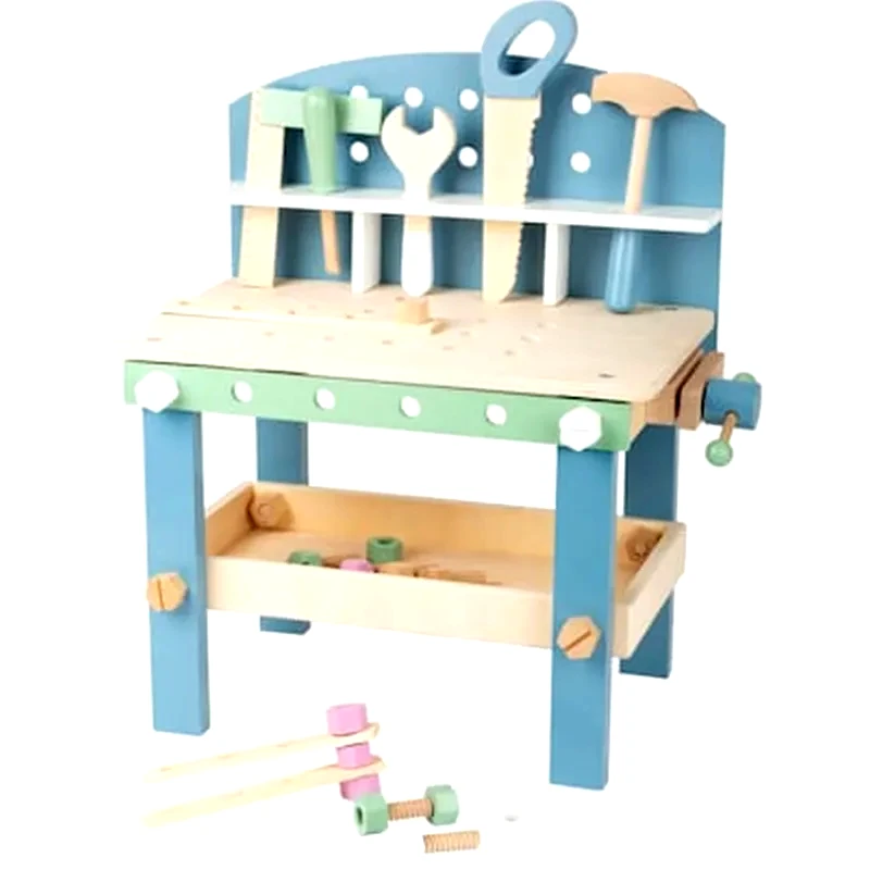 SMALL FOOT Ξύλινος Πάγκος Εργασίας - Blue Wood