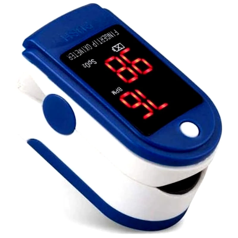 OEM Παλμικό Οξύμετρο Δαχτύλου Με Οθόνη Jzk-302 Μπλε
