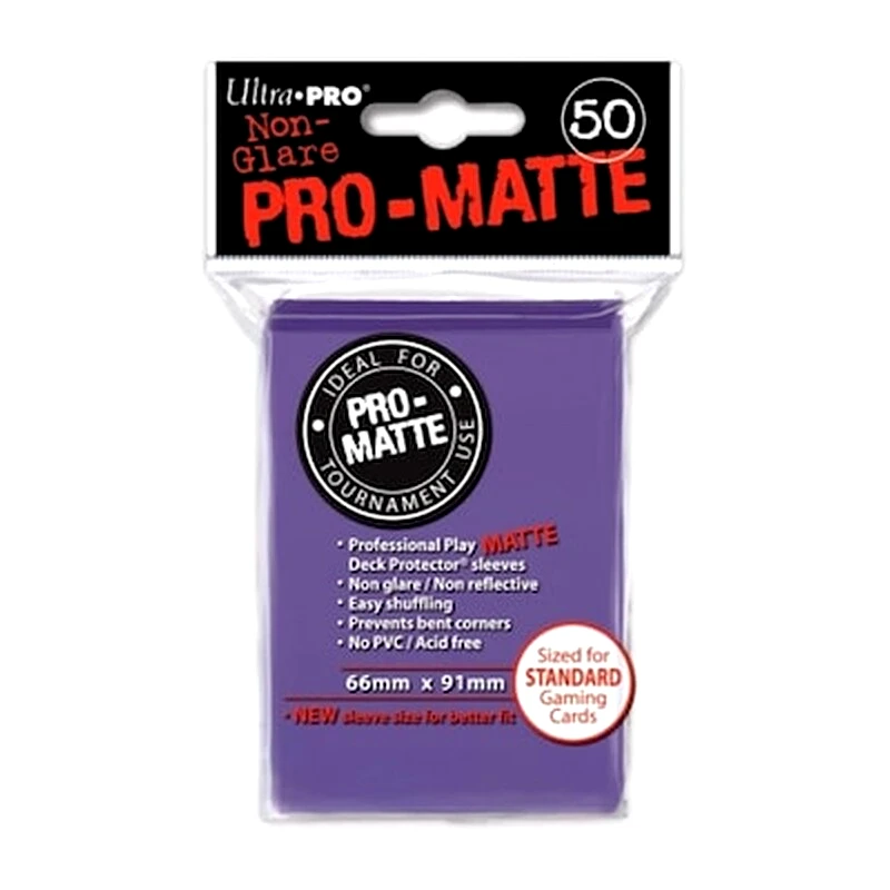 ULTRA PRO Pro-matte Purple Sleeves