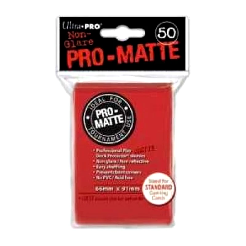 ULTRA PRO Ultra Pro Matte Red Sleeves