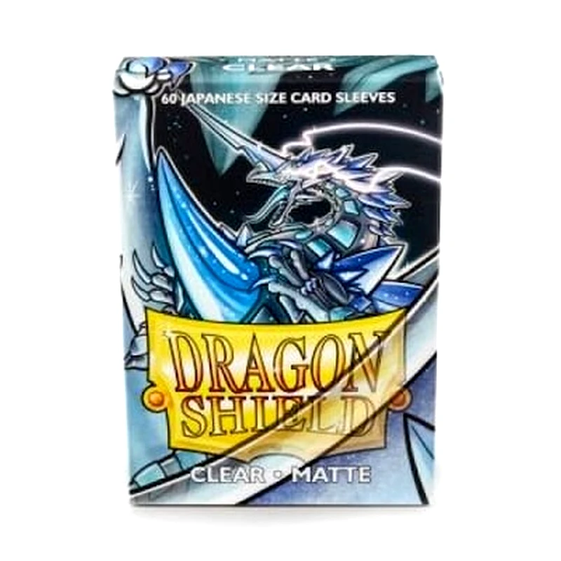DRAGON SHIELD Ygo Dragon Shield Sleeves Japanese Small Size - Matte Clear (box Of 60)