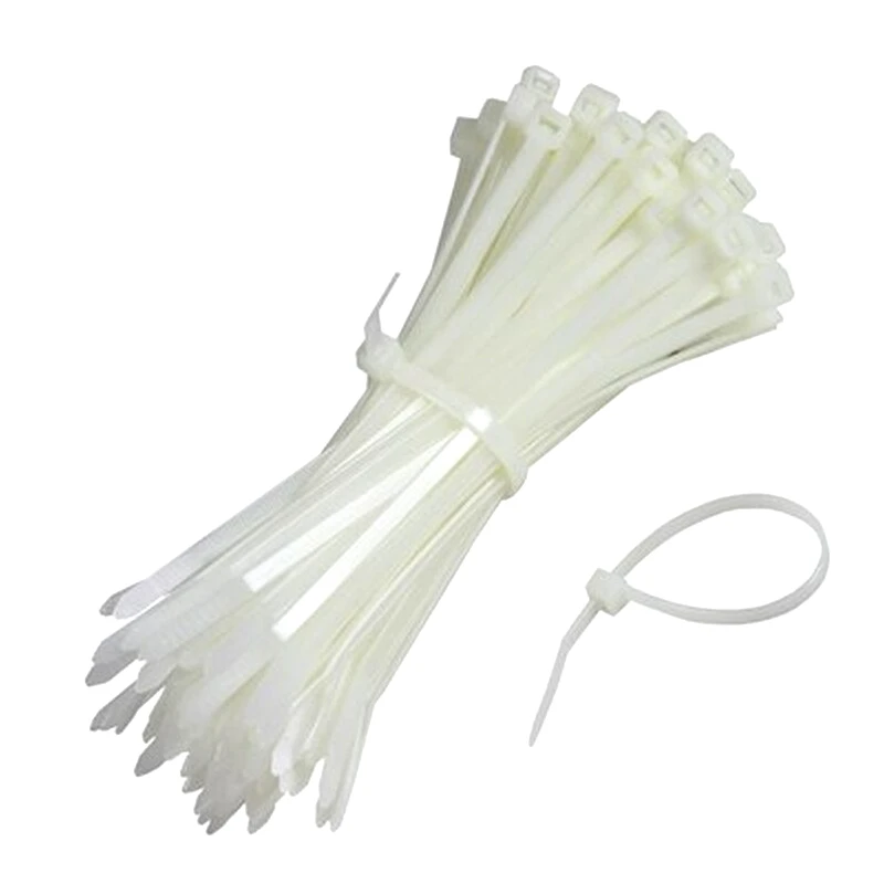 OEM Δεματικά Καλωδίων (cable Ties) 4,8*300mm 100 Τεμάχια Λευκά 4915w Oem