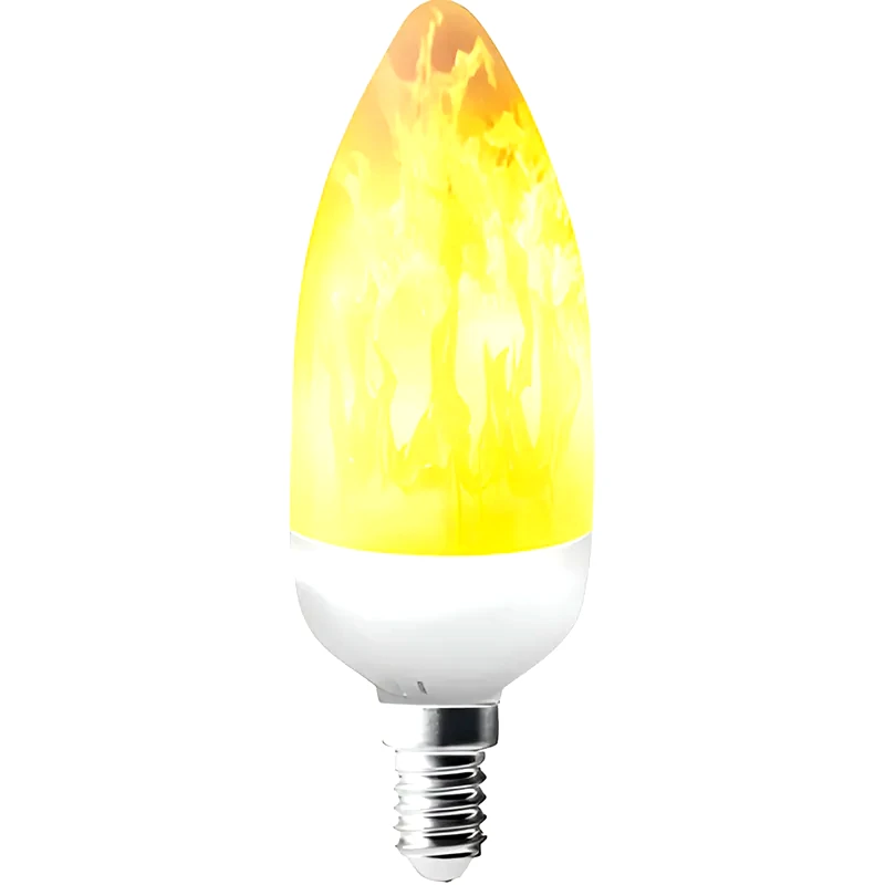 E-DAMIANAKIS Λαμπτήρας LED Eurolamp E14 C37 3w 1500K - Θερμό Λευκό