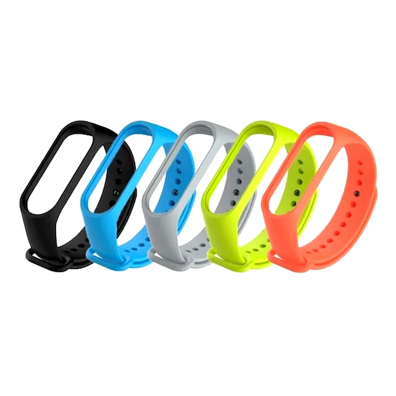 LILAK Λουράκια Lilak για Xiaomi Mi Smart Band 4 4τμχ - Πολύχρωμο