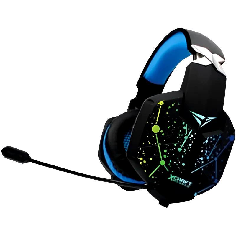 ALCATROZ Ακουστικά Headset Alcatroz X-Craft HP-G7000 με Μικρόφωνο - Μαύρο