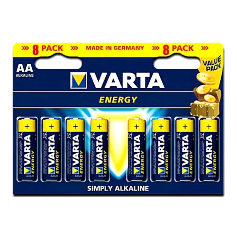 VARTA Varta Αλκαλικές Μπαταρίες AA 1.5V 8τμχ